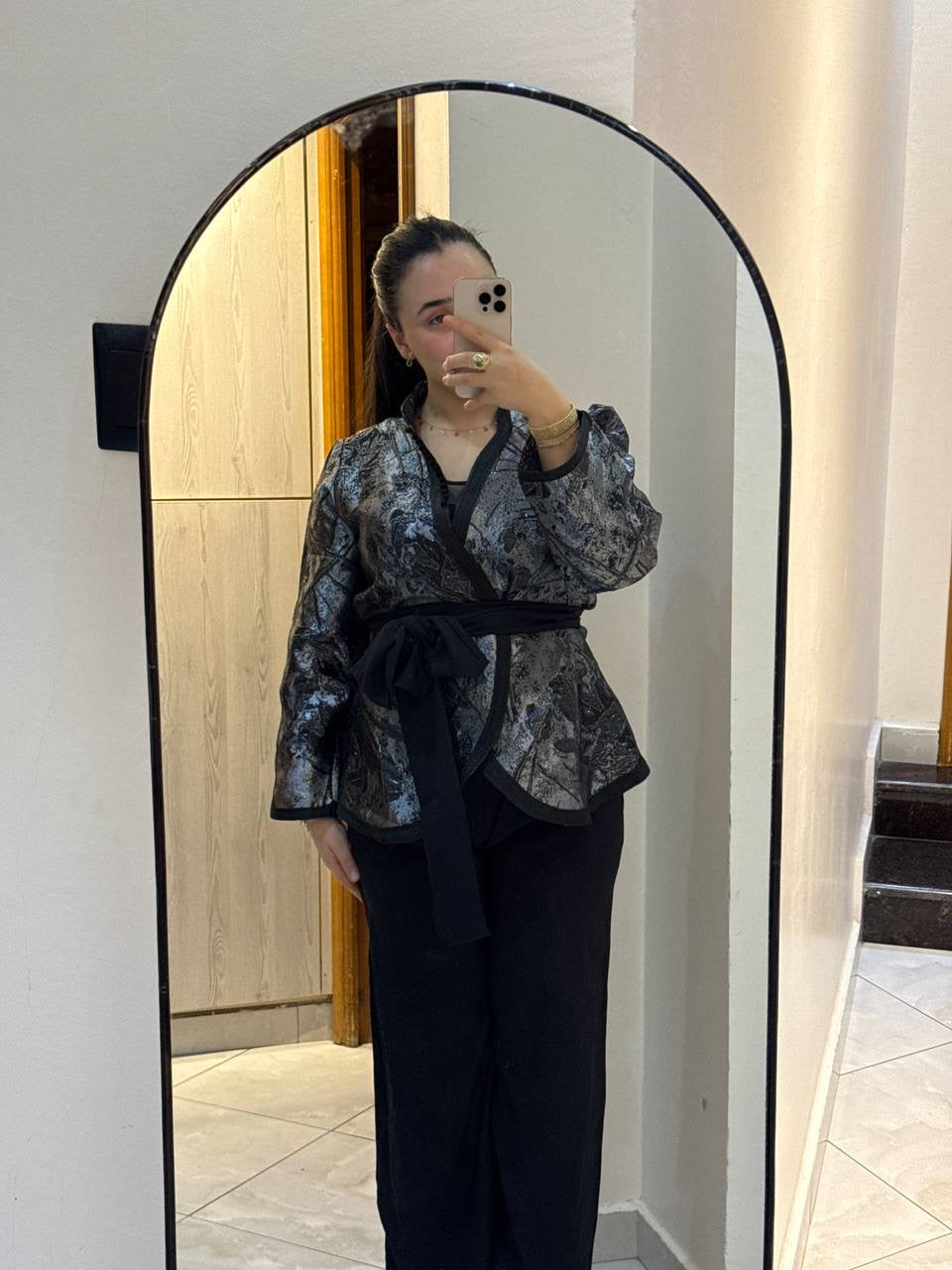 Jabadour noir deux pieces