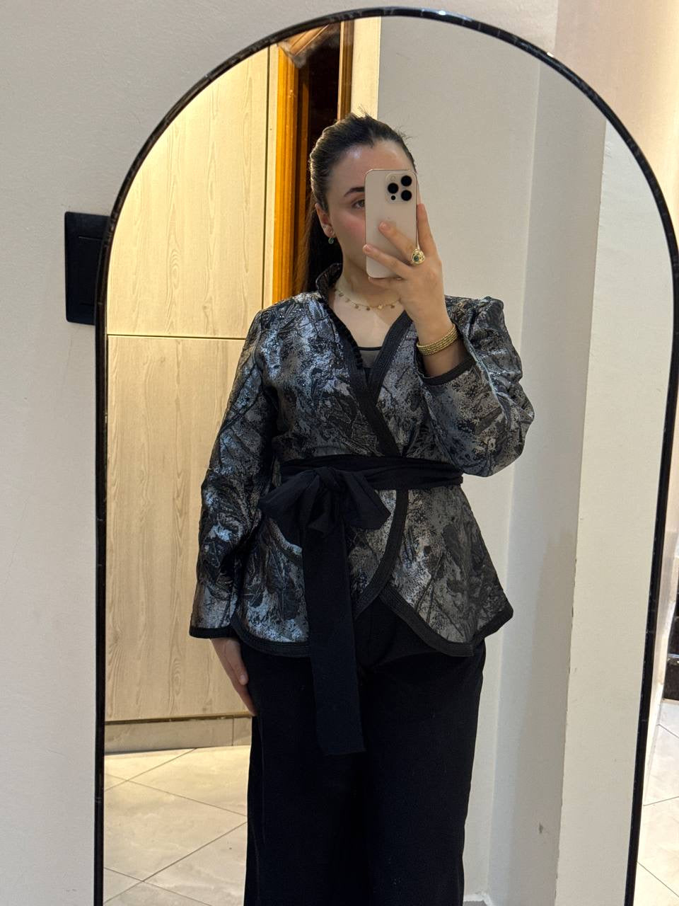 Jabadour noir deux pieces