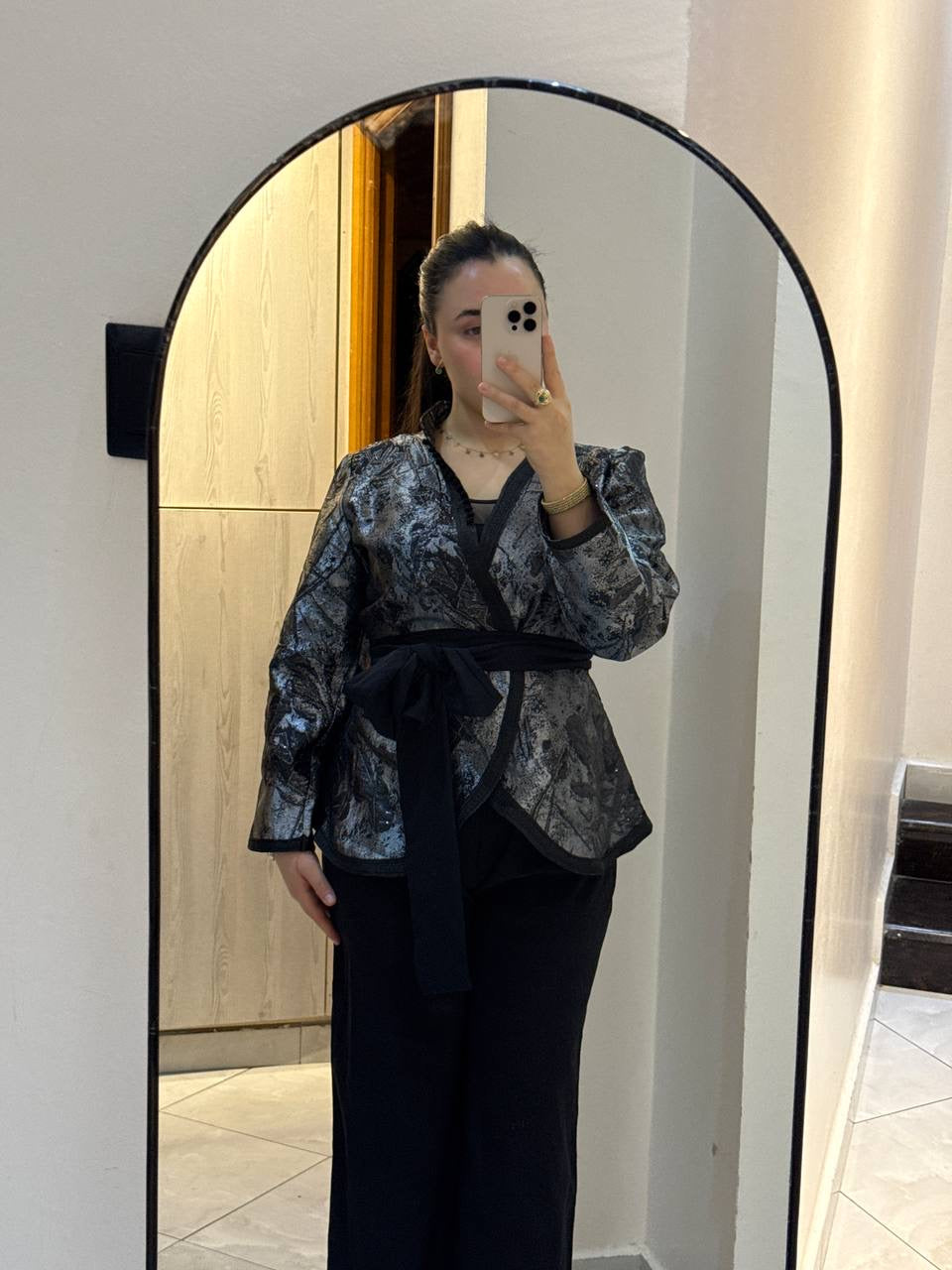 Jabadour noir deux pieces