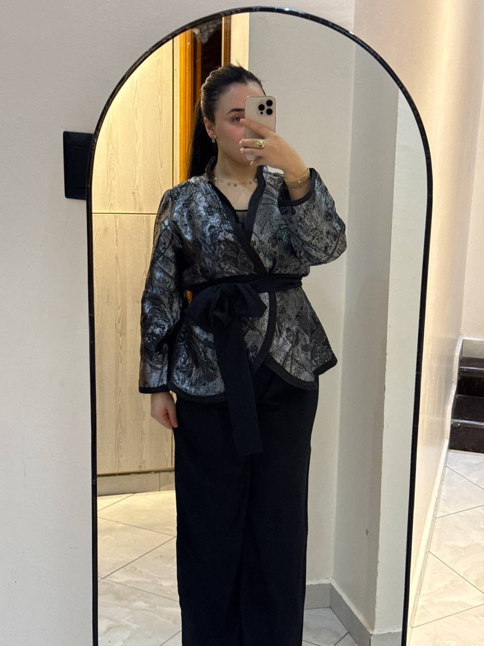 Jabadour noir deux pieces