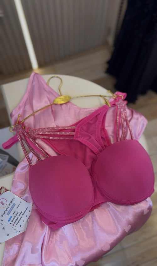 Ensemble 2 pièces fushia