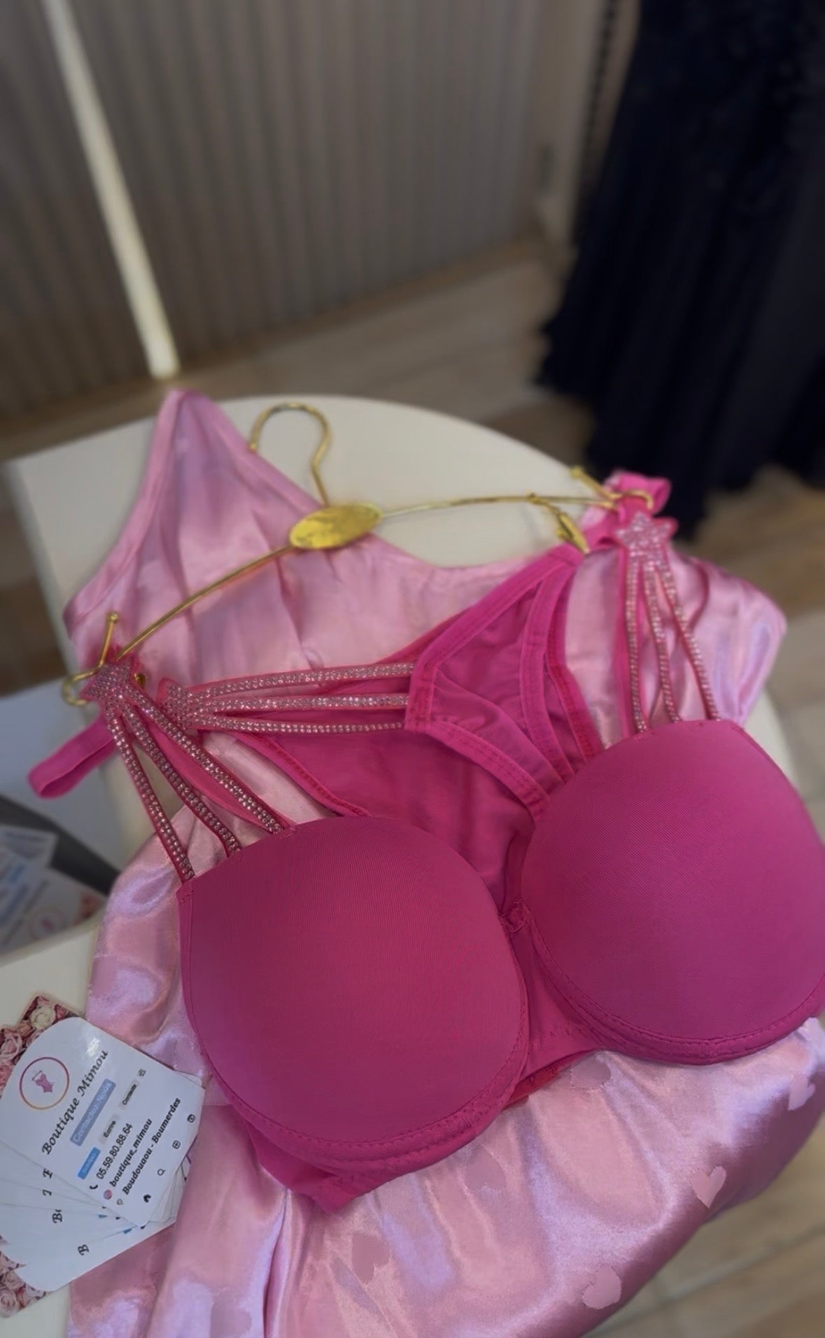 Ensemble 2 pièces fushia