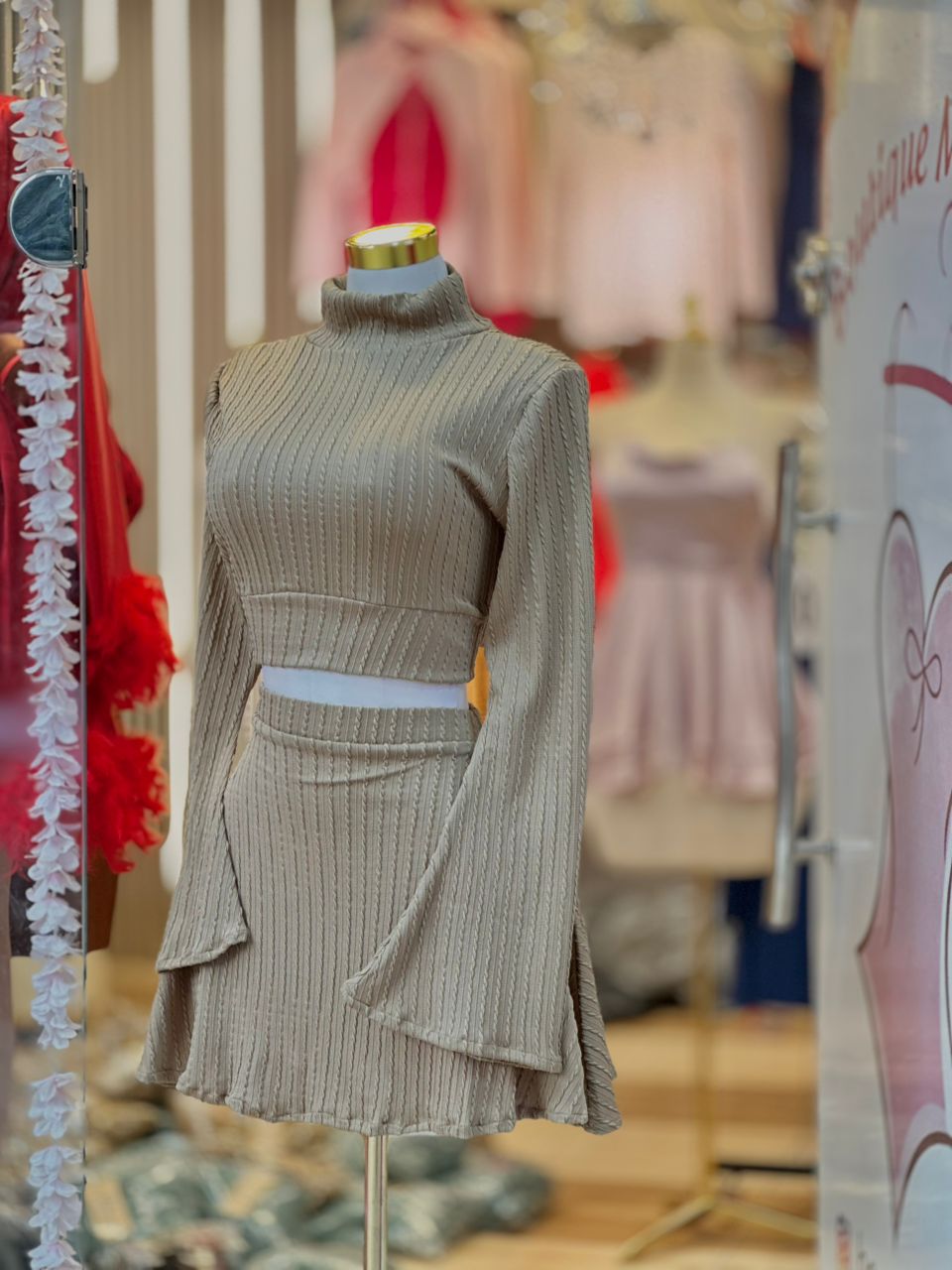 L'Ensemble Jupe Tricoté