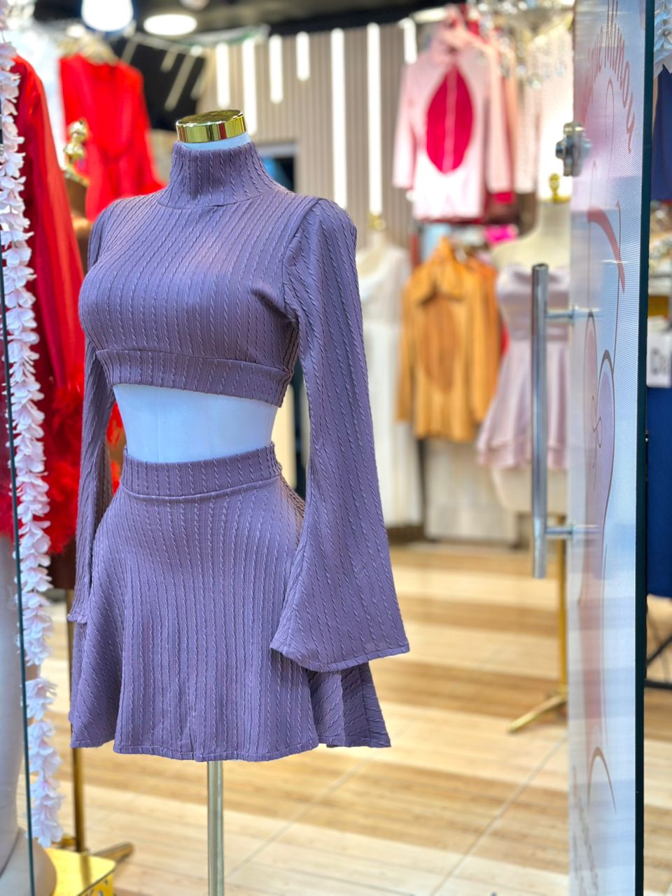 L'Ensemble Jupe Tricoté