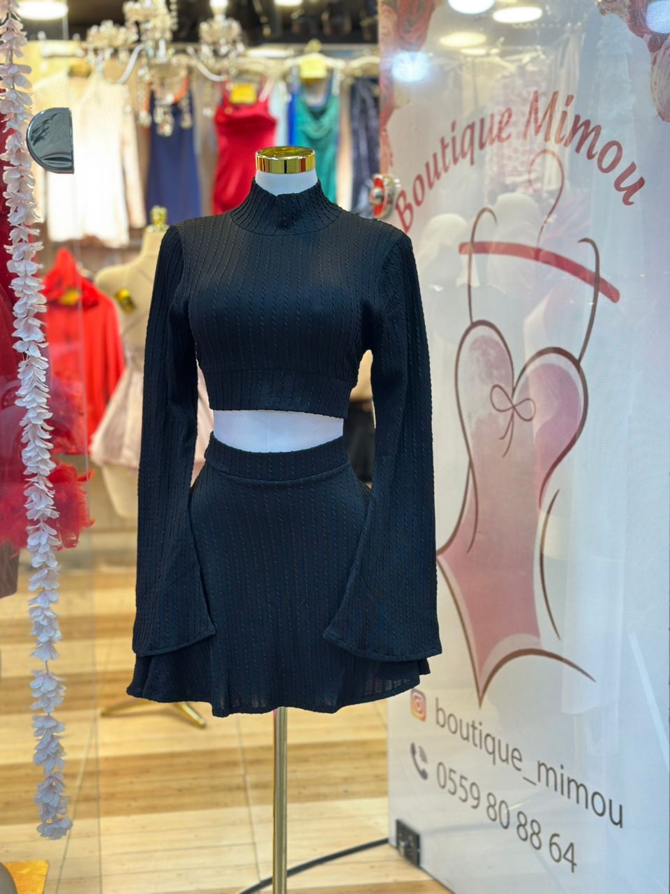 L'Ensemble Jupe Tricoté