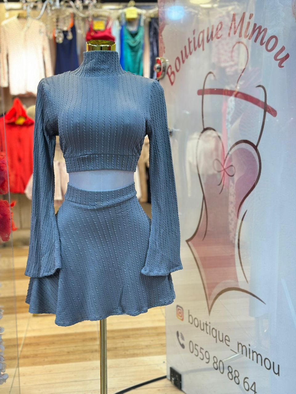 L'Ensemble Jupe Tricoté