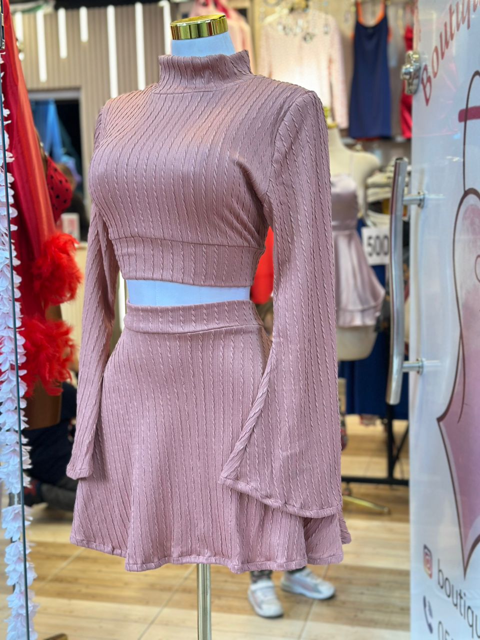 L'Ensemble Jupe Tricoté